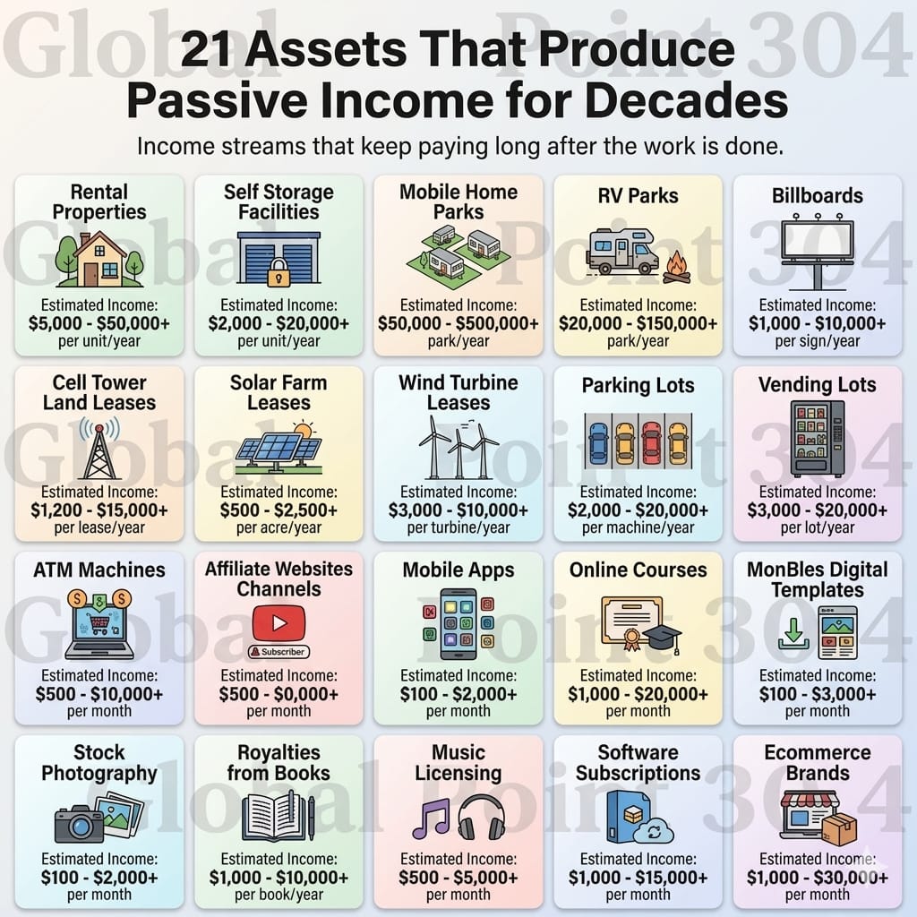 21 Assets for Passive Income - Global Point 304