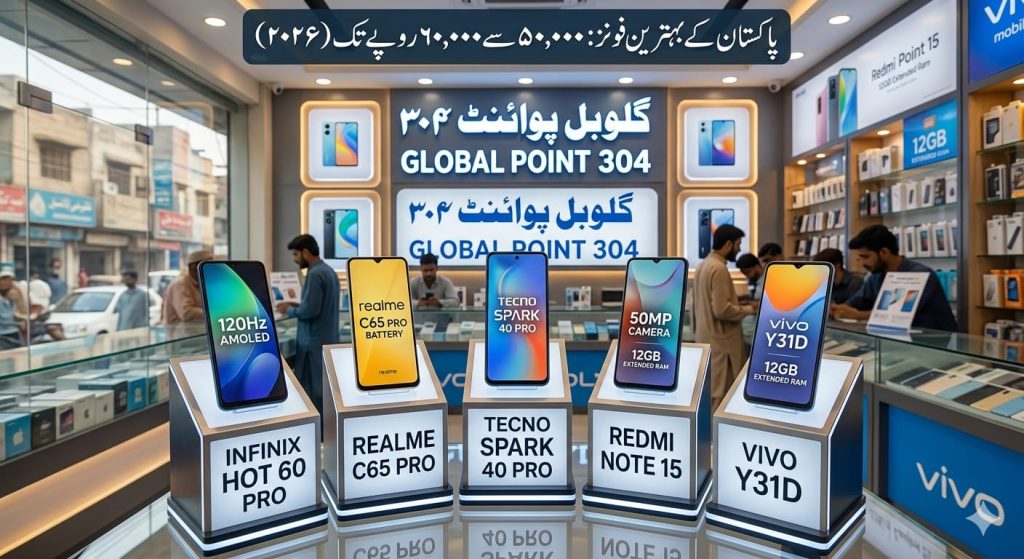 Best Mobile Phones Under 50000 60000 in Pakistan 2026