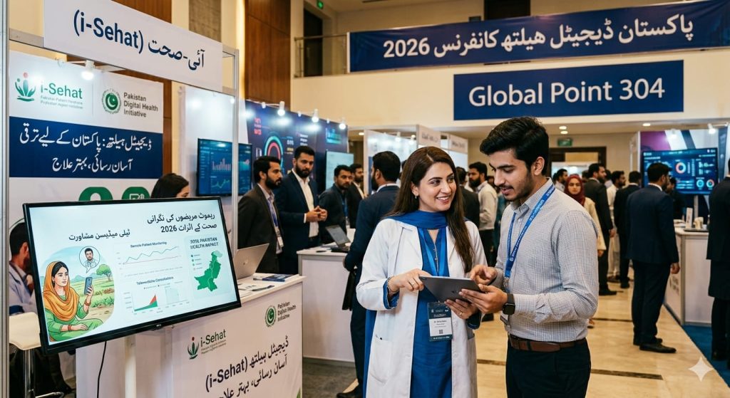 ڈیجیٹل ہیلتھ مارکیٹ 2026 پاکستان فوائد انفوگرافک