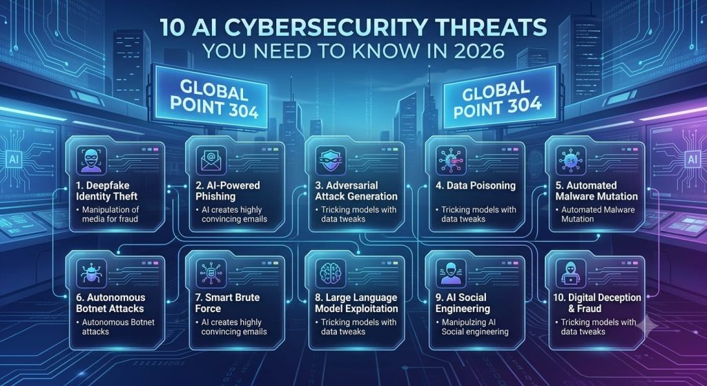 10 AI Cybersecurity Threats You Need to Know in 2026 - اردو گائیڈ