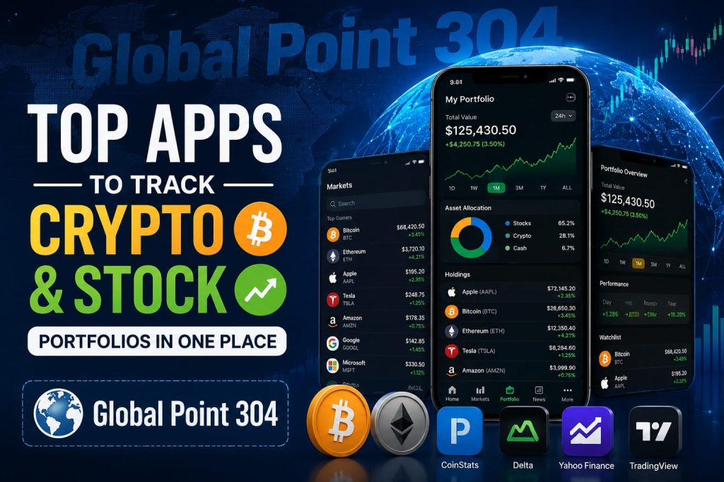 Top apps to track crypto and stock portfolios in one dashboard 2026