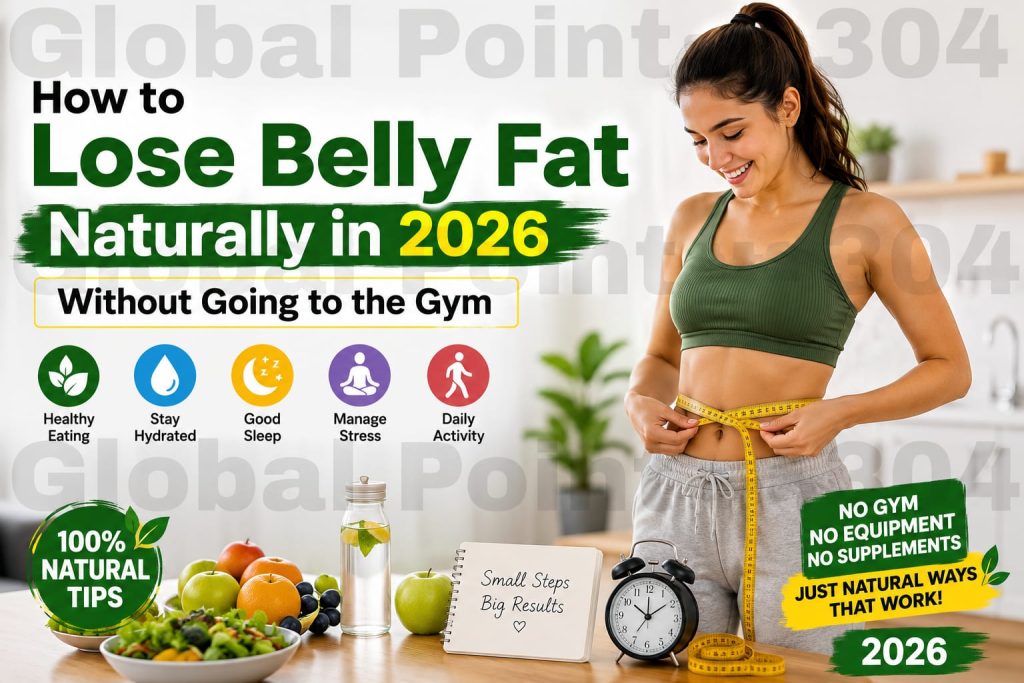woman measuring waist to lose belly fat naturally at home