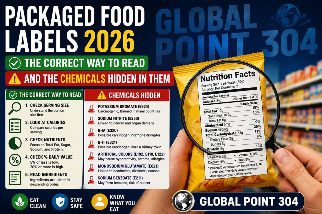 Packaged Food Labels 2026 — پیکڈ فوڈ لیبل پڑھنے کا صحیح طریقہ