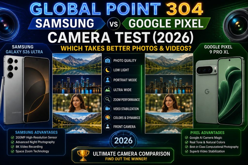 Samsung vs Google Pixel Camera comparison 2026 flagship photo test
