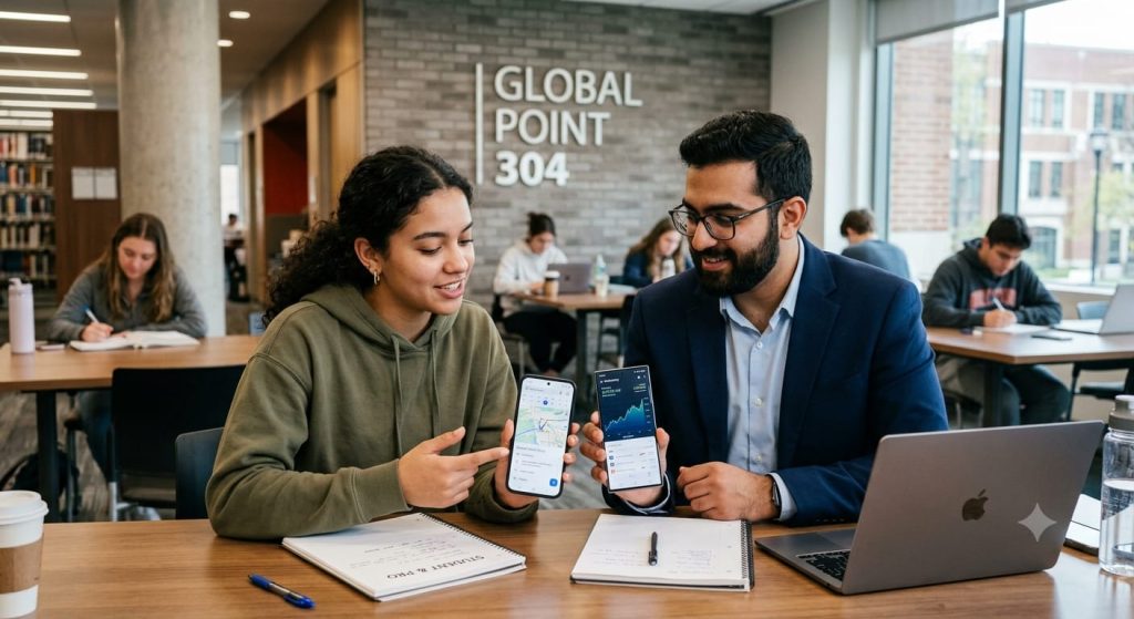 Text: Samsung vs Google Pixel 2026 طلبہ اور پروفیشنلز کے لیے موازنہ