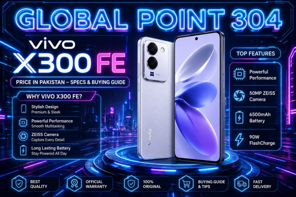 Vivo X300 FE price in Pakistan and design overview,