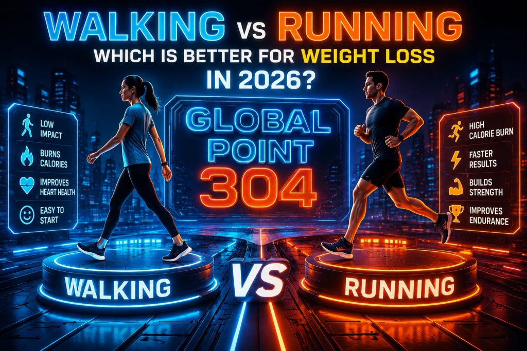Walking vs Running comparison for weight loss 2026