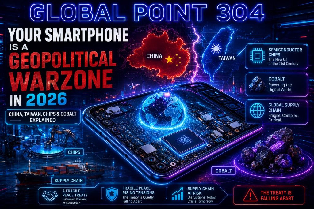 Your Smartphone Is a Geopolitical Warzone — China Taiwan chips and cobalt supply chain map