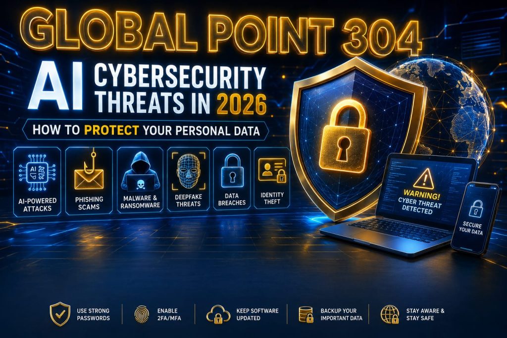 AI Cybersecurity Threats in 2026: How to Protect Your Personal Data Cybersecurity Threats in 2026 – digital security concept illustration