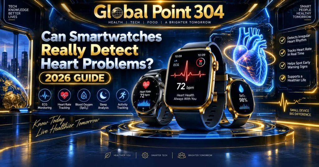 smartwatch heart monitoring ECG health technology 2026 Global Point 304